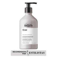 L'Oréal Professionnel - Shampoo XL Silver Neutralizante Para Cabello Gris y Blanco