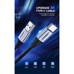 UGREEN - Cable Ugreen USB-A a USB-C (1Mt)