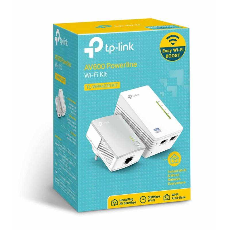 TP LINK - Kit Extensor WIFI PowerLine AV600