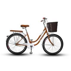 JAFI - Bicicleta Vintage Skura De Paseo Mujer Aro 26