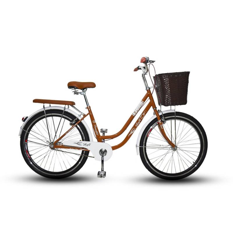 JAFI BIKE - Bicicleta Vintage Skura De Paseo Mujer Aro 26