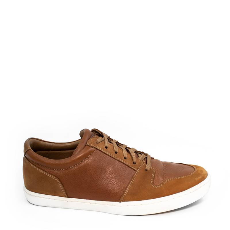 Zapatillas Hombre Cuero Marron GREENBAY