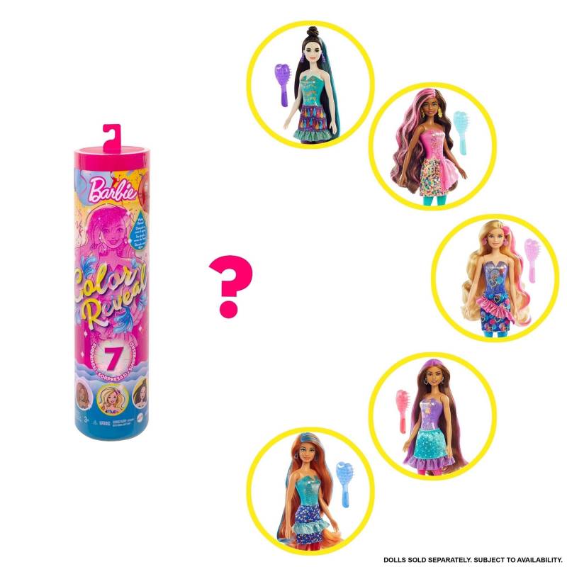 BARBIE - Muñeca Sorpresa Barbie Color Reveal de Fiesta