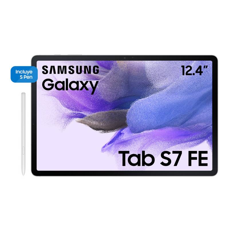 SAMSUNG - Tablet Galaxy S7 FE 12.4'' 4GB 64GB WIFI Silver + S-Pe