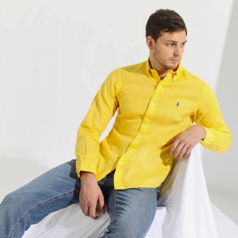 camisa-amarilla-manga-larga