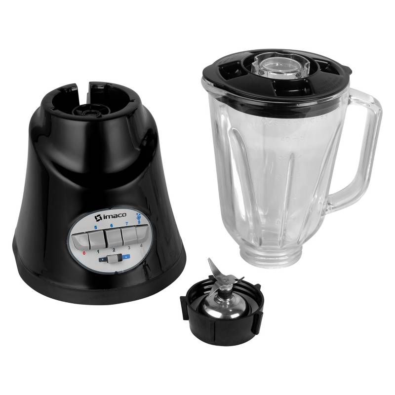 Licuadora Vaso de Vidrio 1.25L 500W Imaco