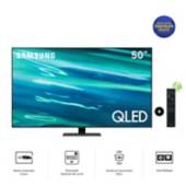 SAMSUNG - QLED Samsung 50" QN50Q80AAGXPE 4K UHD SMART TV 