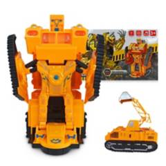 SM - Juguete Transformer Grúa Robot - Amarillo