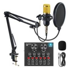 DREIZT - Micrófono Profesional Con Consola De Sonido