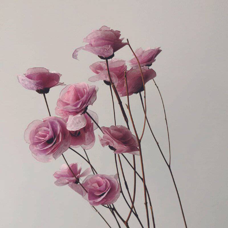Ramo Rosas Violetas X 12 DECORA FLORES 