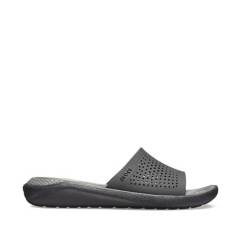 CROCS - Sandalias Mujer Crocs Literide Slide Black/Slate Grey