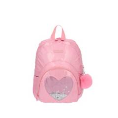 XTREM - Mochila School Backpack Power 211 Pink Heart