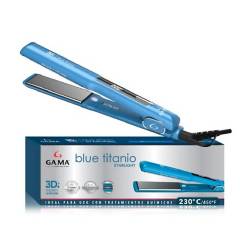 GAMA - Plancha Alisadora Blue Titanio Gama 3D Dig