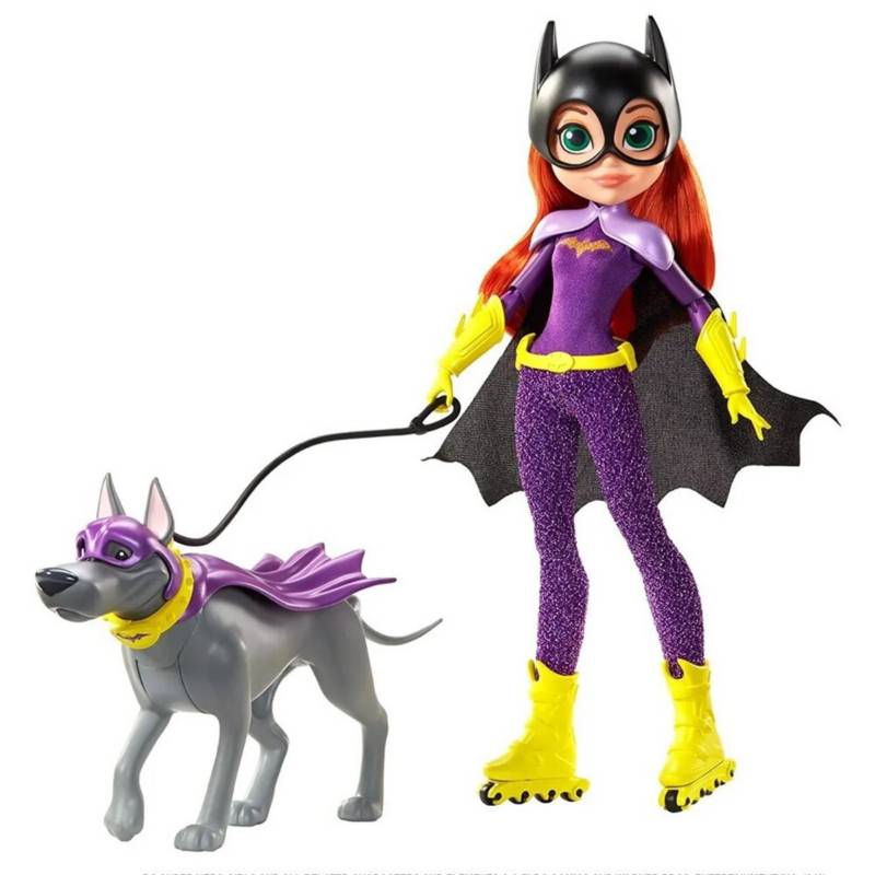 Muñeca Super Hero Girls BatGirl y el Perro Ace MATTEL 