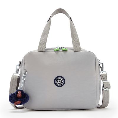 Kipling Estuche escolar - playful grey/gris claro jaspeado 