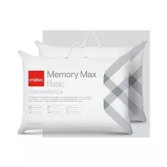 ROSEN - Pack x2 Almohadas Memory Max Basic Estándar 42x62cm