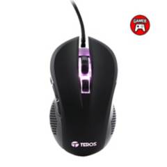 undefined - Mouse Gamer Teros RGB 6400DPI Usb Negro TE-5164