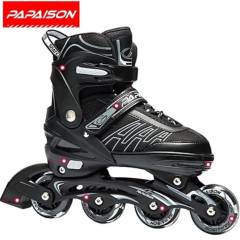 PAPAISON - Patines Lineales XZY-301 Negro