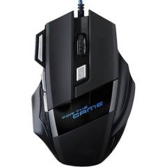 FOR THE GAME - Mouse Gamer 7 Botones con Luces LED RGB