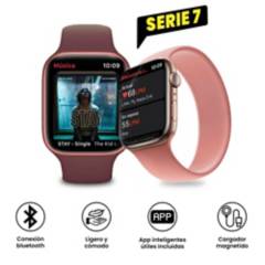 SM - Smart Watch Serie 7 - Rosado