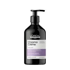 LOREAL PROFESSIONNEL - Shampoo 500 ml Chroma Creme Morado Neutralizador Para Cabello Rubio