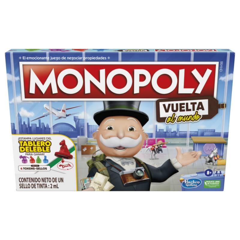 MONOPOLY - Juego de Mesa Monopoly World Tour