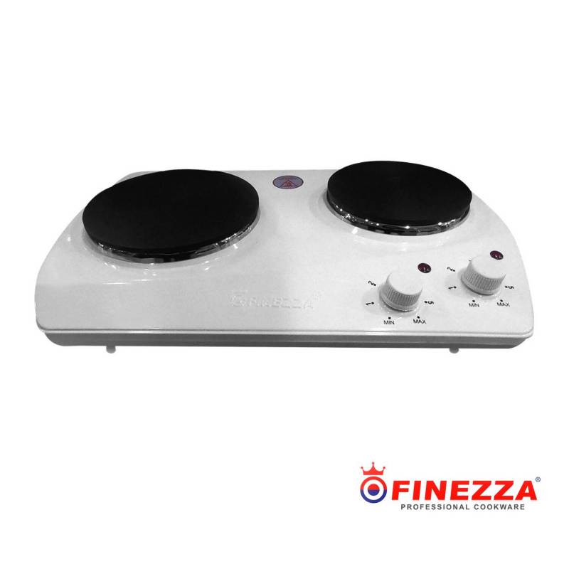 FINEZZA - Cocina Eléctrica FZ-203D3B 2 Hornillas
