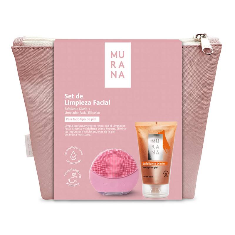 Limpiador facial eléctrico Murana rosado