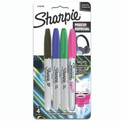 SHARPIE - Marcador Permanente Colores Clásicos + 1 Neón