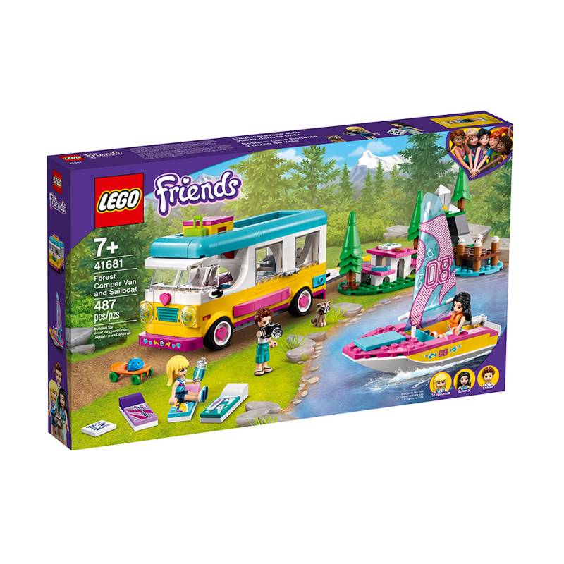 LEGO - Bloques de Lego Bosque Casa Rodante y Barco