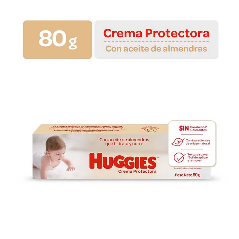 HUGGIES - Crema Protectora Almendras 80gr