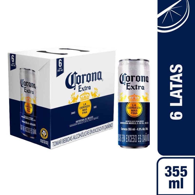 CORONA - Six Pack Corona en Lata 355ML