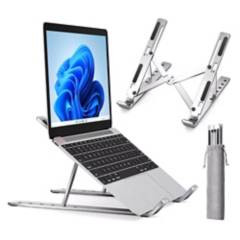 GENERICO - Soporte Aluminio Plegable Laptop Graduable