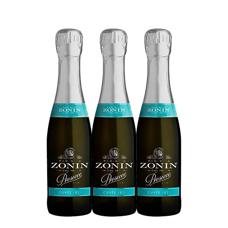 ZONIN - Prosecco Zonin 187.5 ml x 3 Botellas