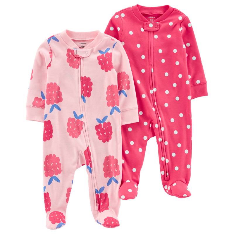 Pijama Pack x2 Bebé niña CARTER´S 