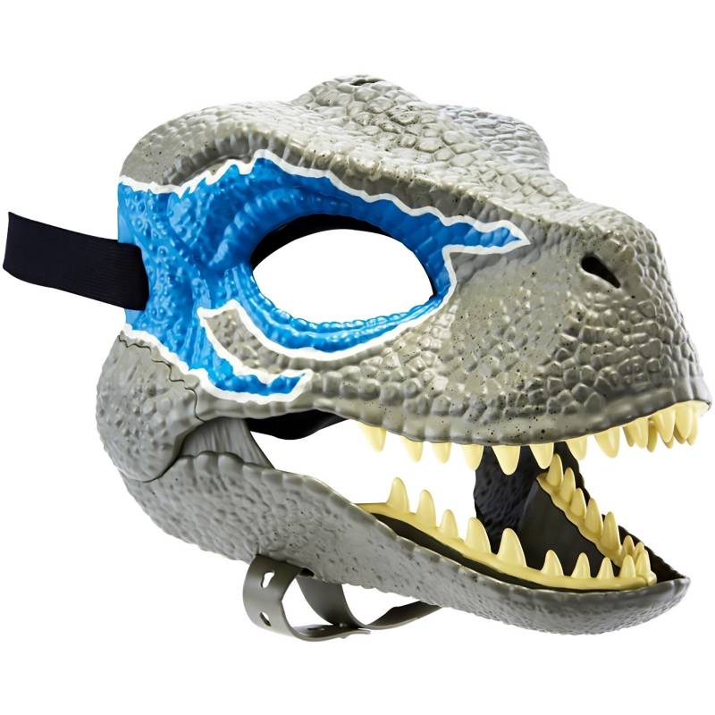 Disfraz Máscara Velociraptor Azul JURASSIC WORLD 