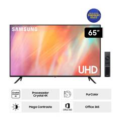 SAMSUNG - Televisor Samsung  65" Smart TV 4K UHD UN65AU7090GXPE 