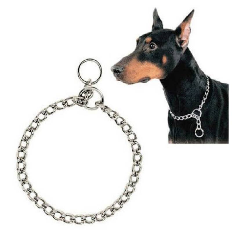 OTTOWARE - Collar de Ahorque Metálico para Perros T3