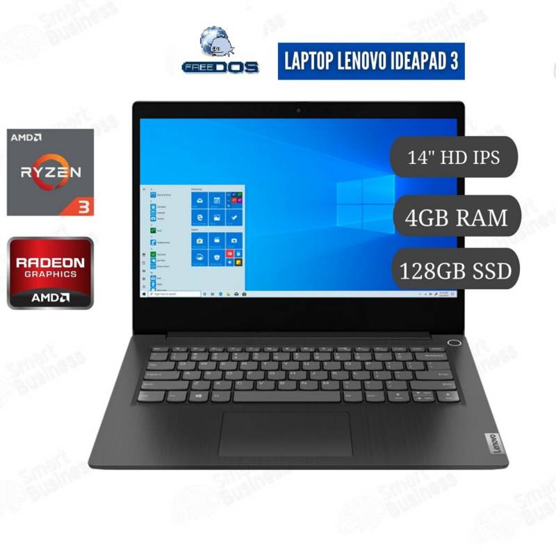 LENOVO - Laptop 14" AMD Ryzen 3 3250u 4gb 128ssd freedos