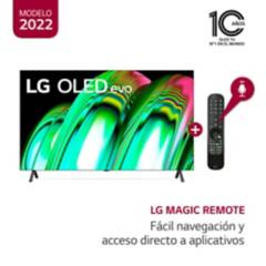 LG - Televisor 55" LG OLED 4K ThinQ AI OLED55A2PSA (2022)