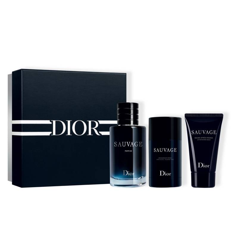 DIOR - Set Sauvage Perfume - Parfum, Bálsamo after-shave y Desodorante en stick