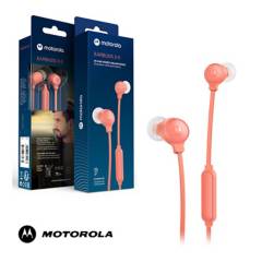 MOTOROLA - Audífonos Motorola IN EAR Wired C-Micro Earbuds 3-S - Durazno