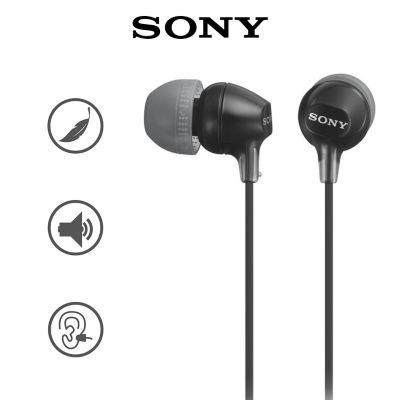 Audífonos Sony MDR-EX15AP con Micrófono Negro
