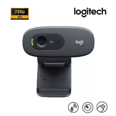 LOGITECH - Cámara Webcam Logitech HD C270 720p 30fps Micrófono de alcance a 1M