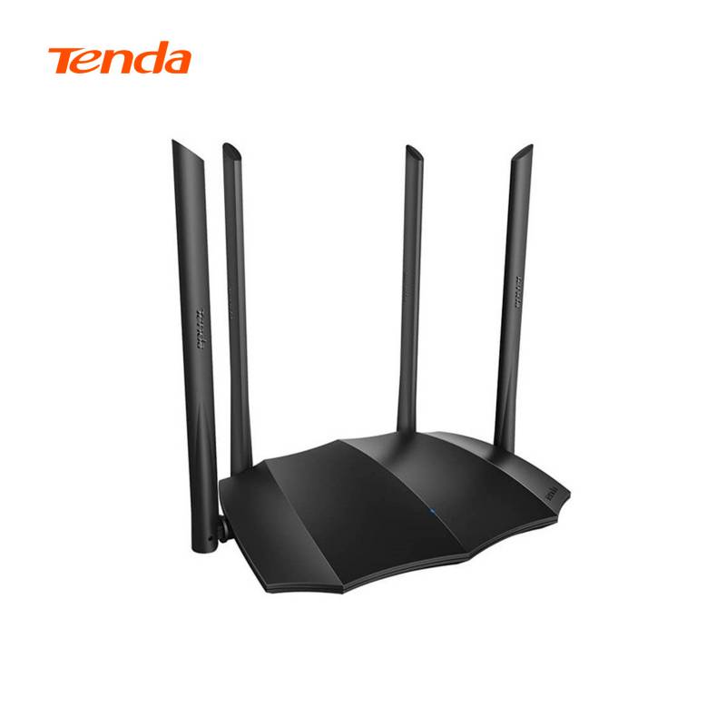 TENDA - Router Inalámbrico Tenda AC8 Doble Banda Gigabit 4 Antenas AC1200 1000 Mbps