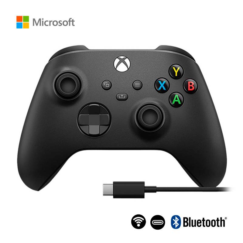 Mando GamePad Xbox Wireless USB Tipo C Bluetooth Negro MICROSOFT