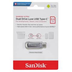 Memoria USB SanDisk Ultra Dual Drive Luxe 64GB USB 3.1 Tipo-C