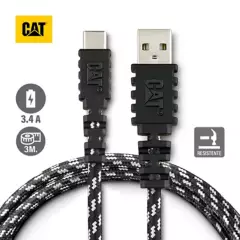 CAT - Cable Carga Y Datos CAT Resistente USB-C 3 Metros