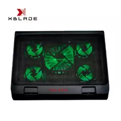 XBLADE - Cooler Xblade Para Laptop Gamer 17" 2 Niveles Usb GreenLight GXB-H501