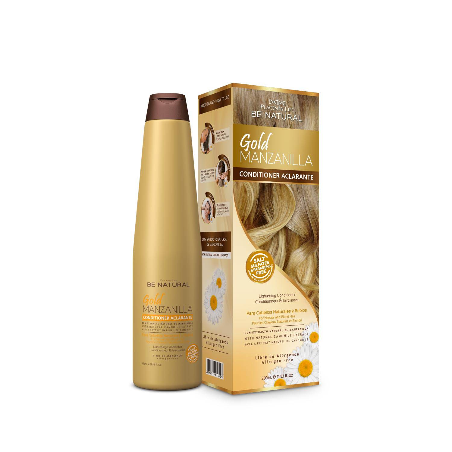 Shampoo Extracto De Manzanilla Natural 500ml Envió Gratis!